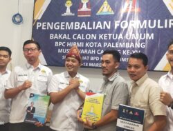 Feby Anggi: Pertama Kembalikan Formulir Balon Ketum BPC HIPMI Palembang