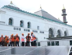 Ratu Dewa Resmikan PLTS di Masjid Agung, Berhasil Hemat Biaya Listrik Sampai 24 Juta Pertahun