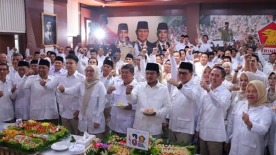 Rayakan HUT ke-18, DPD Gerindra Sumsel Sebar 20 Ribu Paket Sembako